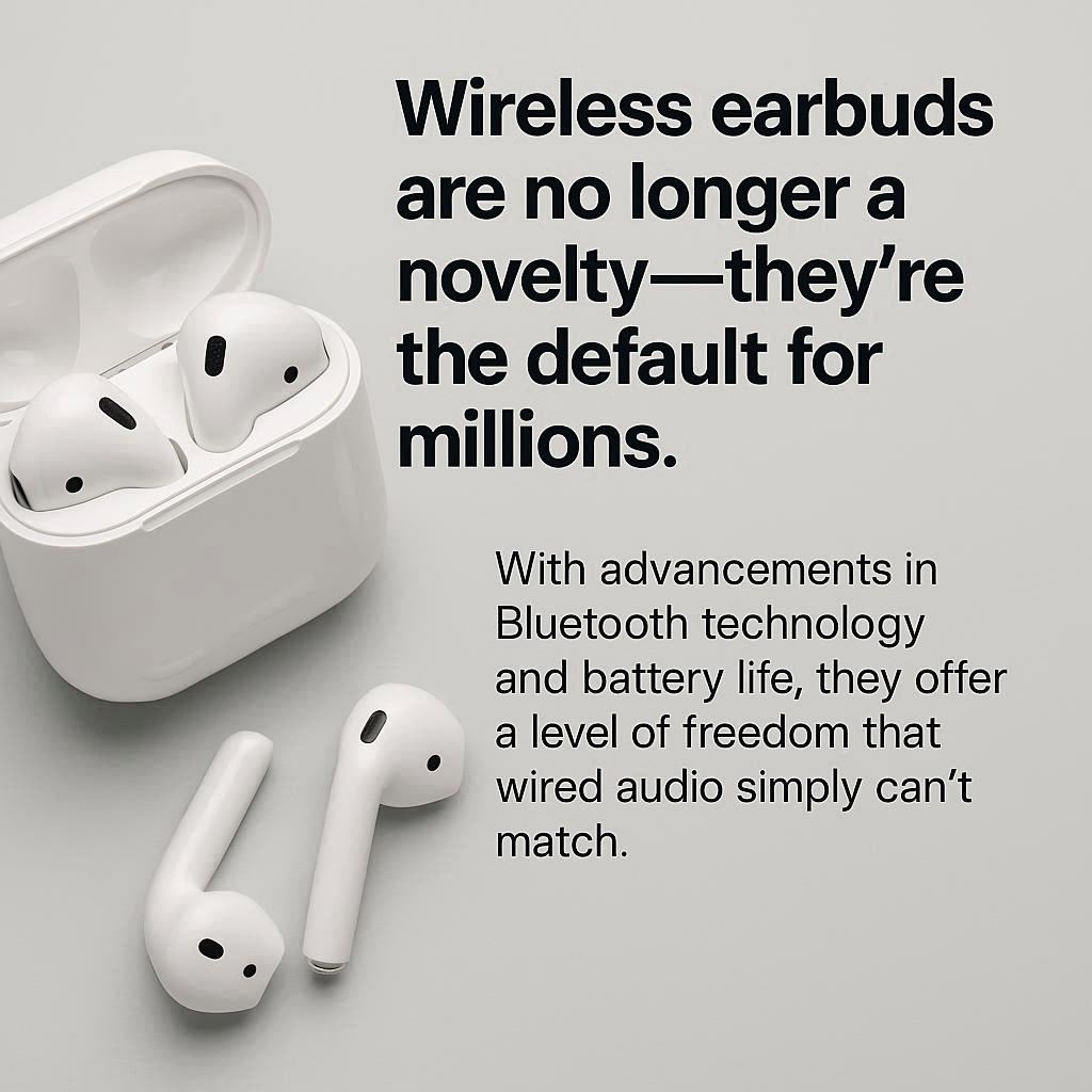 Wireless Earbuds vs Wired Earphones