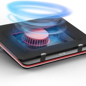 IETS GT500 Powerful Turbo-Fan (5000 RPM) Laptop Cooling Pad with Infinitely Variable Speed,Seal Foam for Rapid Cooling Gaming Laptop,13-17.3inch Laptop Cooler with 3-Port USB Hub