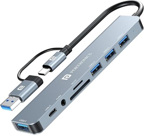 Portronics Mport 8 Plus Dual Hub